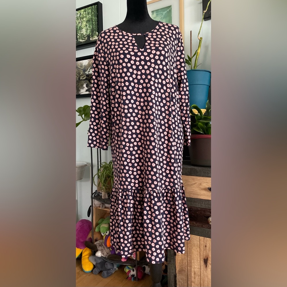 Boden Eliza Midi Daisy Floral Jersey Dress Size 10R